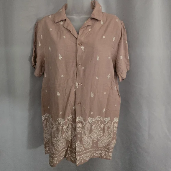 AND NOW THIS Bandana Print SS Shirt - Picture 2 of 7